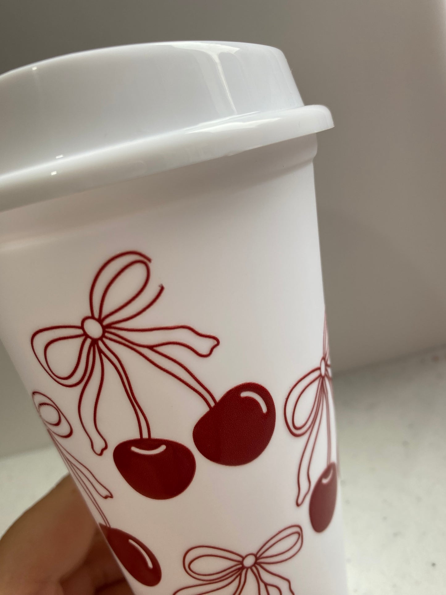 *IMPERFECT* Plastic Travel Cup