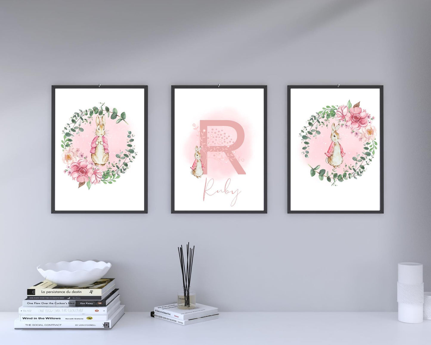 Set Of 3 A4|A3 Flopsy Prints