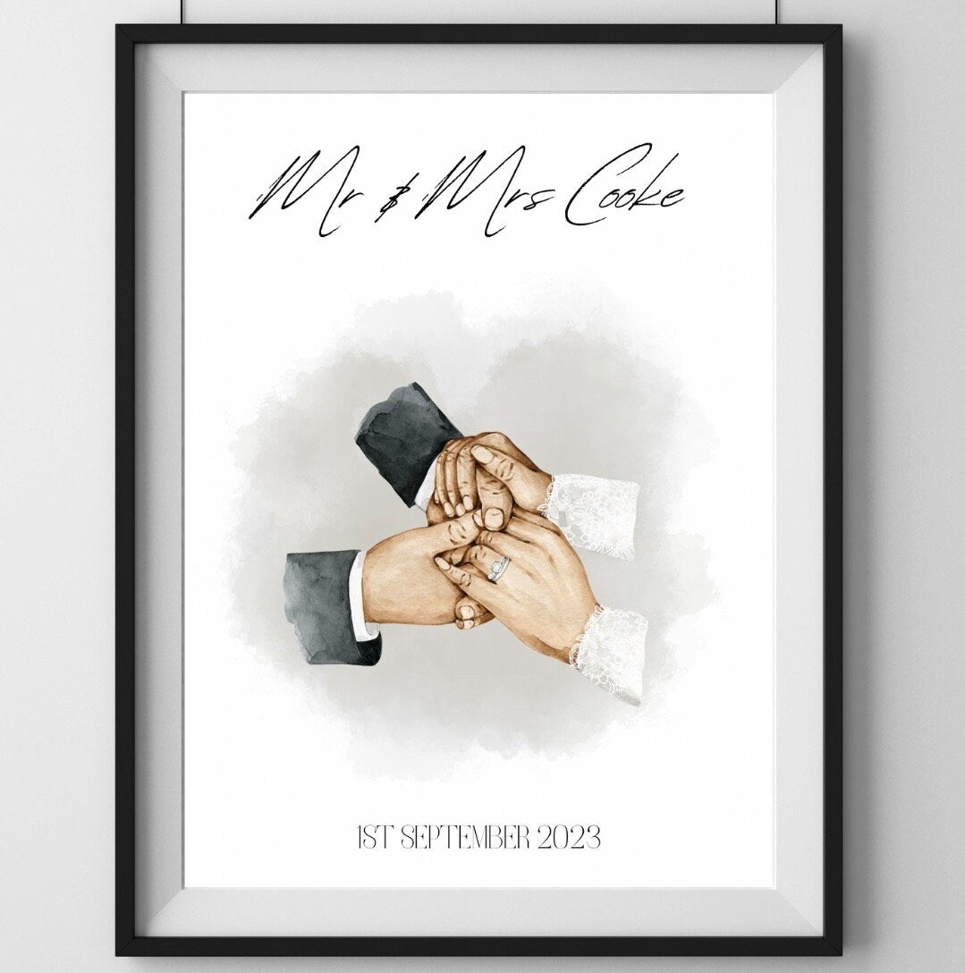 A4|A3 Mr & Mrs Print