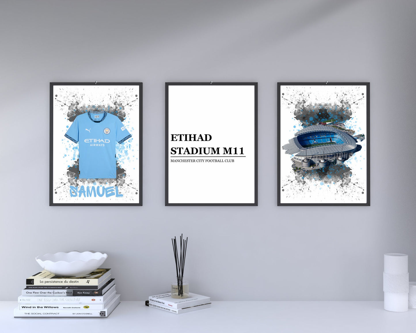 Set Of 3 A4|A3 Manchester Prints