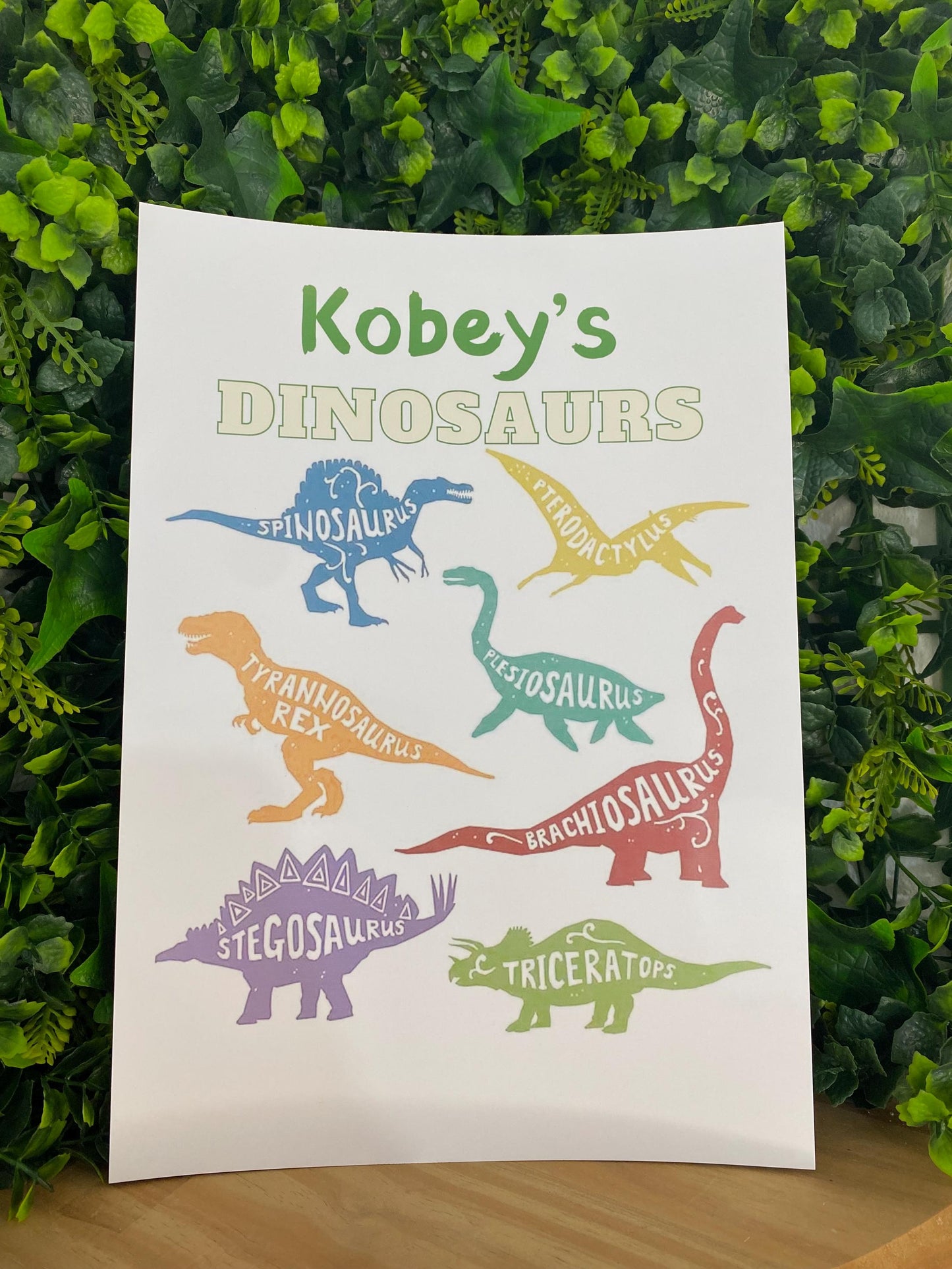 Set Of 3 Dinosaur Prints