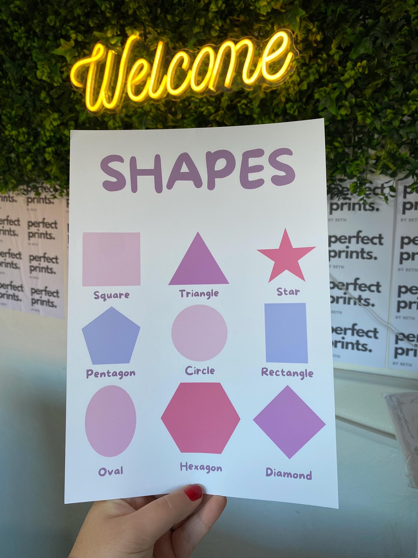 Set Of 6 A4|A3 Educational Prints