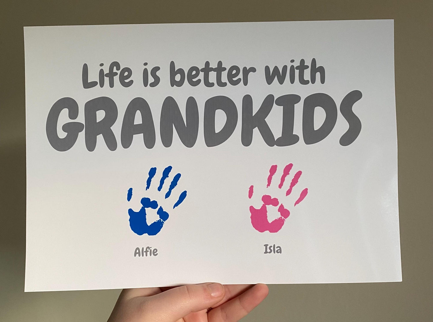 A4|A3 Grandkids Print