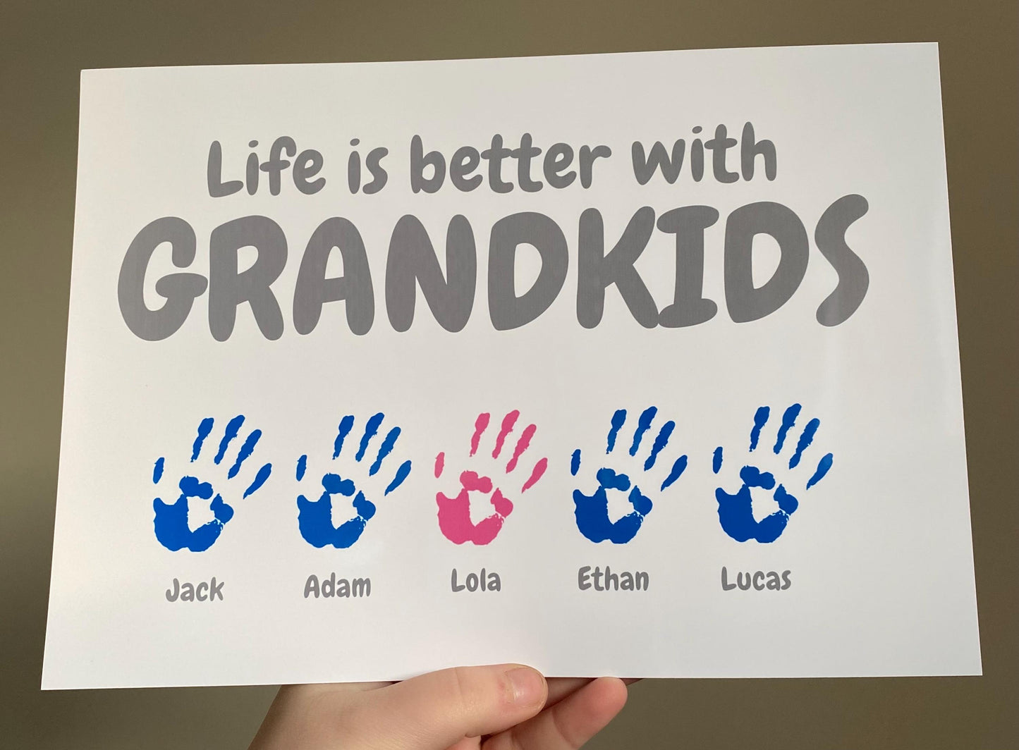 A4|A3 Grandkids Print