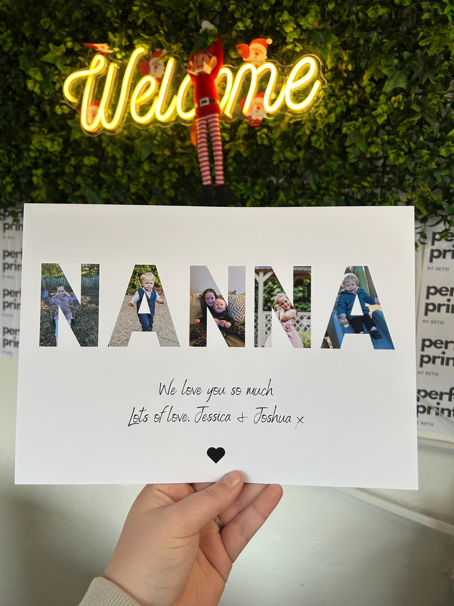 A4|A3 Word Photo Print