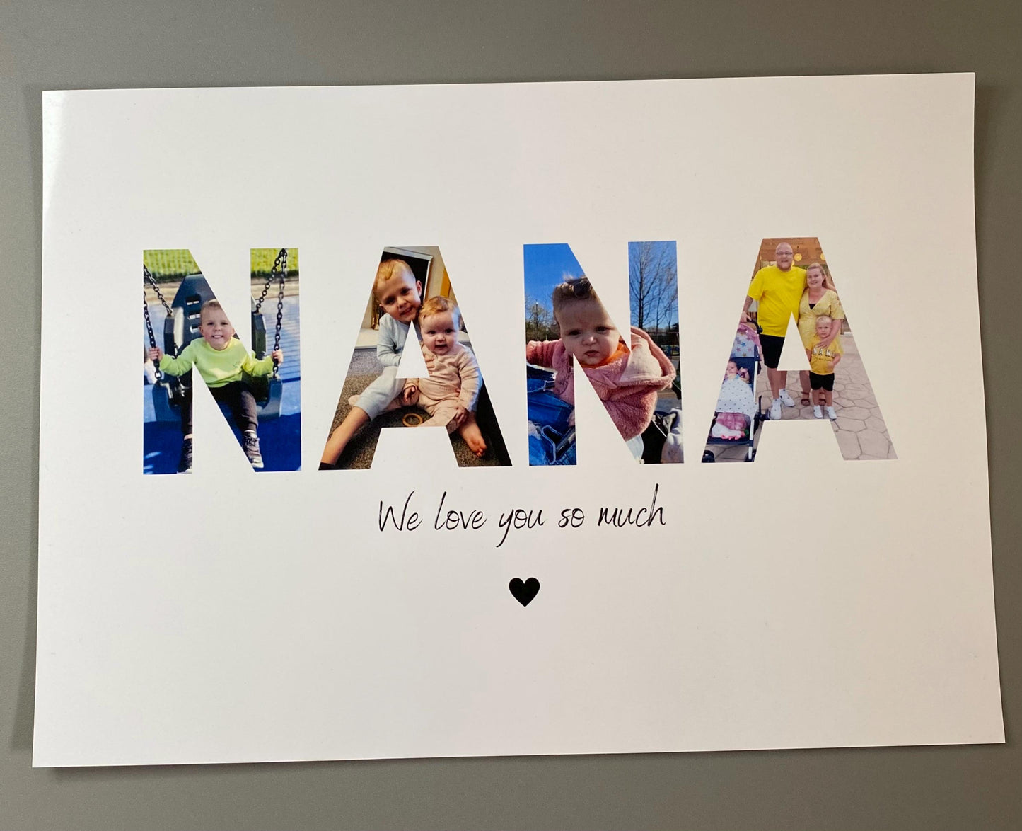 A4|A3 Word Photo Print