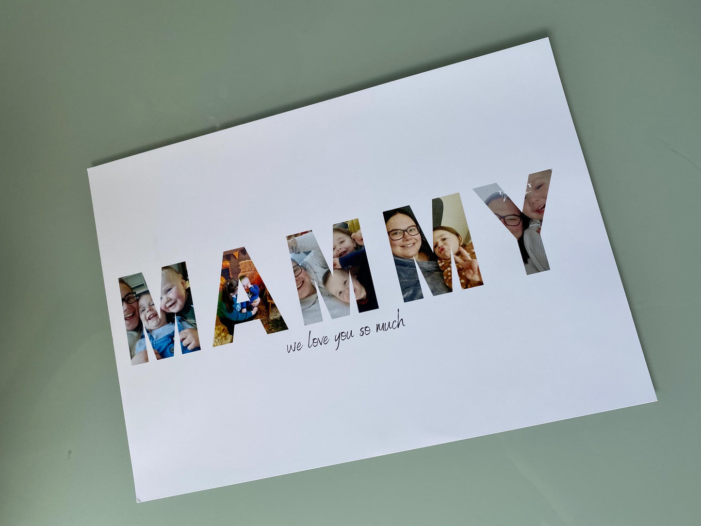 A4|A3 Word Photo Print