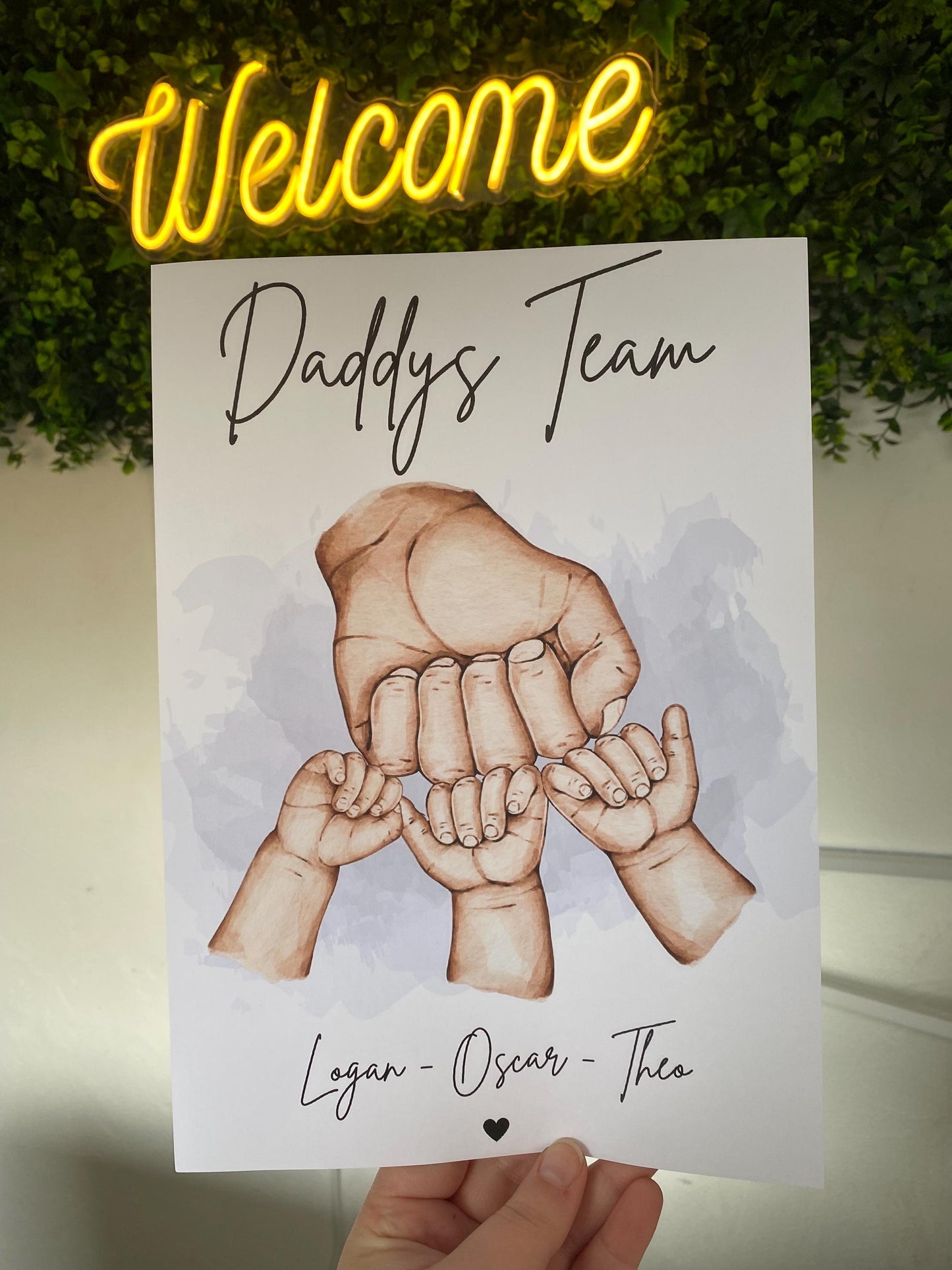 A4|A3 Daddy’s Team Print