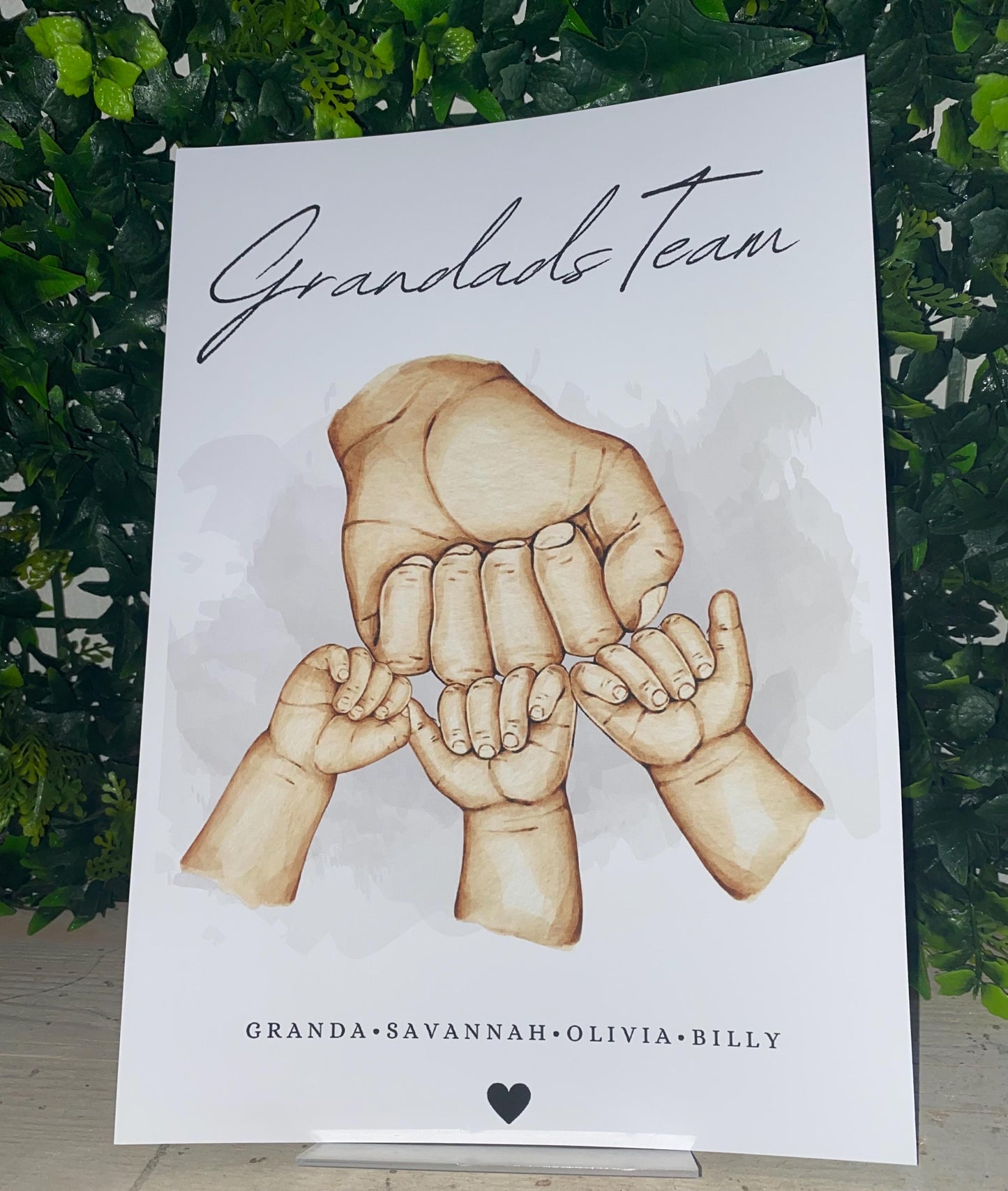 A4|A3 Daddy’s Team Print