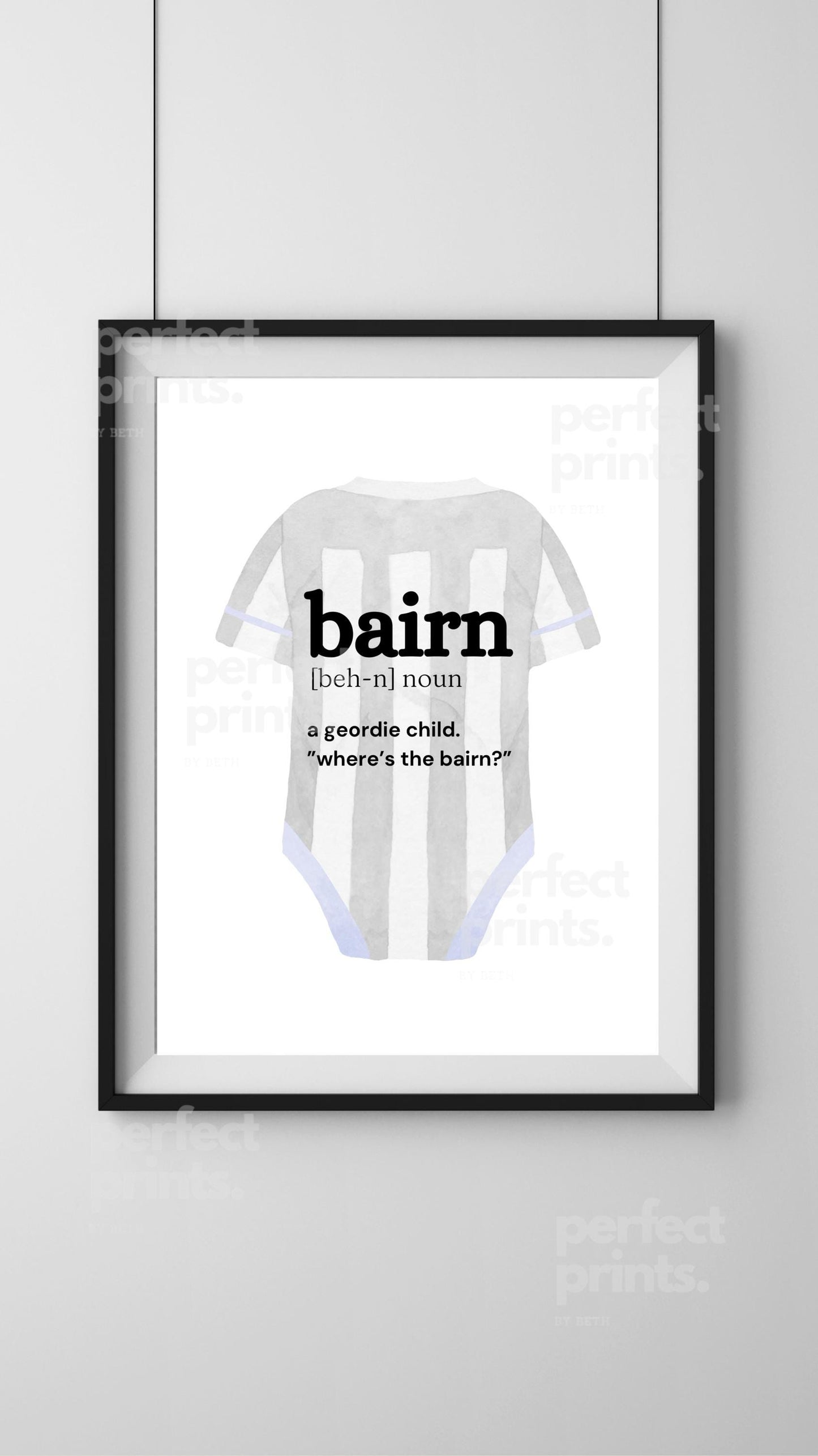 A4|A3 Bairn Geordie Definition Print