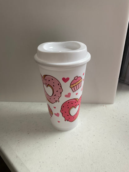 Plastic travel cup