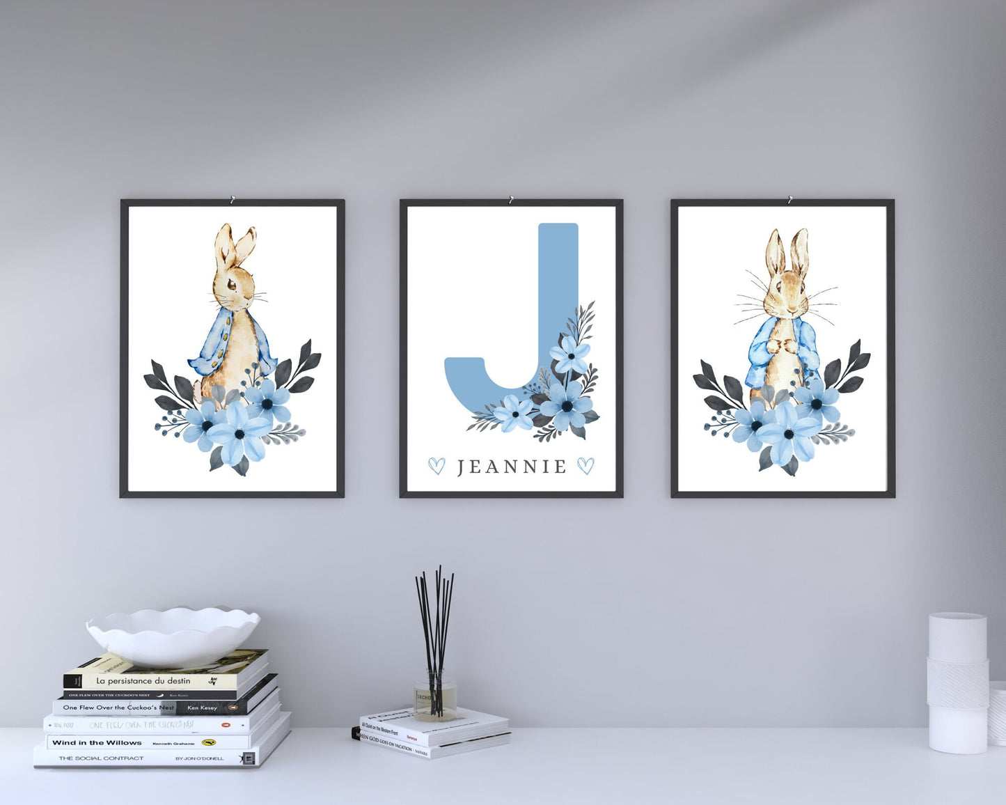 Set Of 3 A4|A3 Peter Rabbit Prints