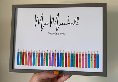 A4|A3 Personalised Teacher End Of Term Print