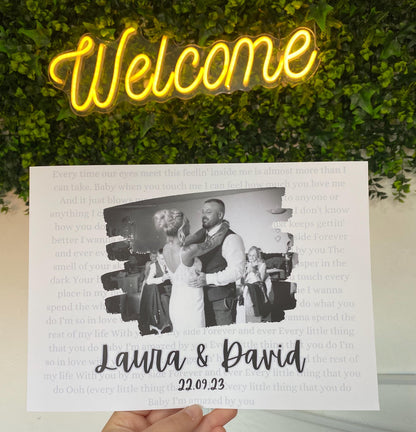 A4|A3 Wedding Song Print