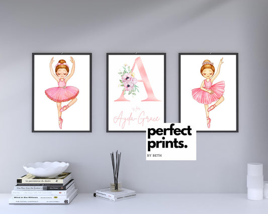 Set Of 3 A4|A3 Ballet Prints
