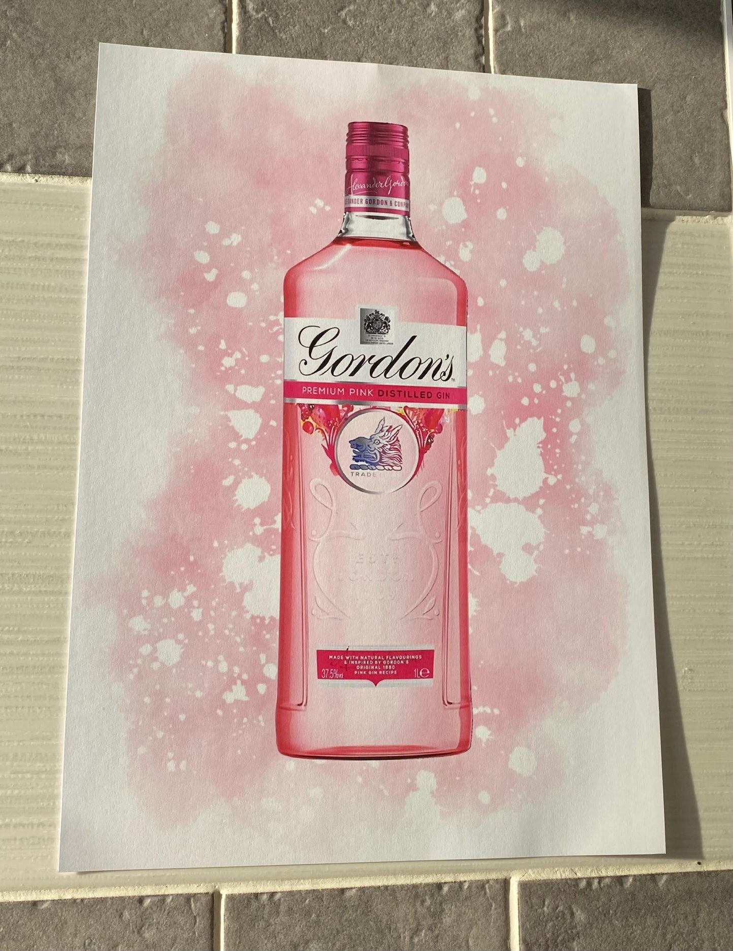 Set Of 3 A4|A3 Gin Prints