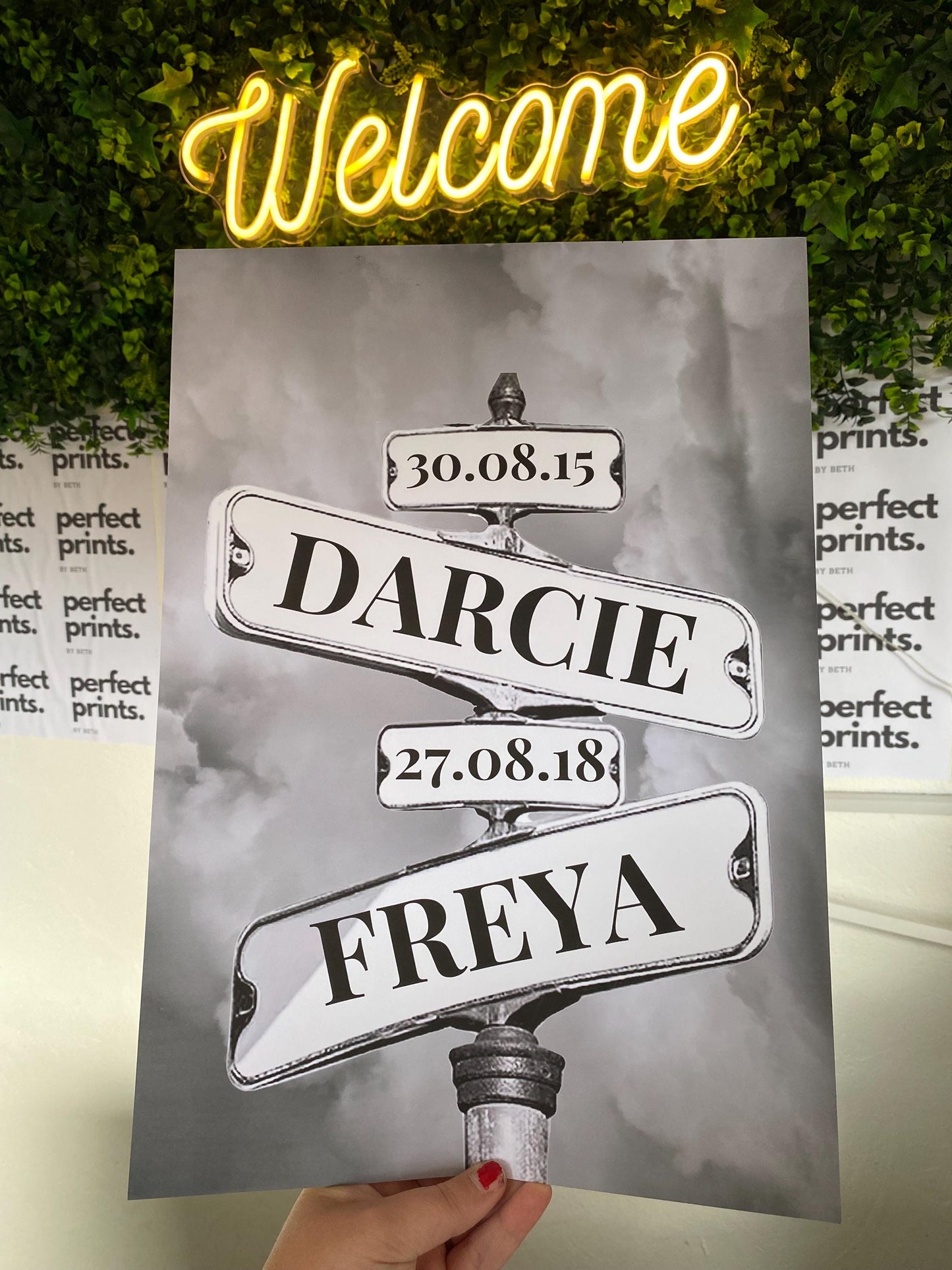 A4|A3 Vintage Street Sign Family Print
