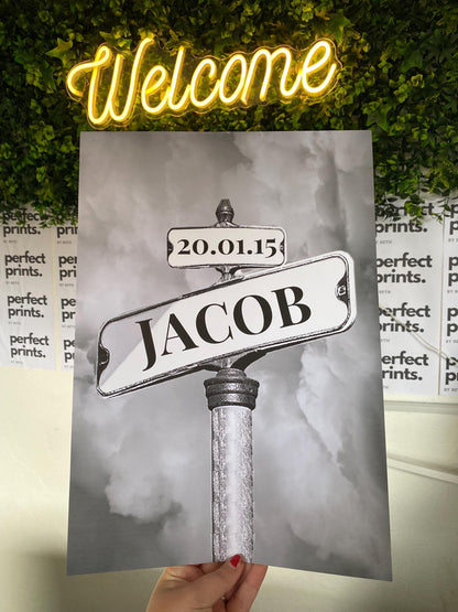 A4|A3 Vintage Street Sign Family Print
