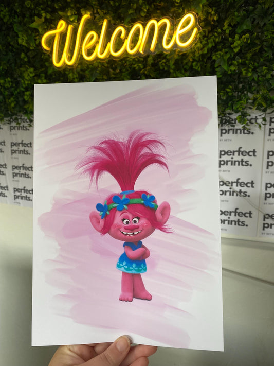 Set Of 3 A4|A3 Trolls Prints