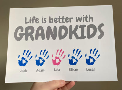 A4|A3 Grandkids Print