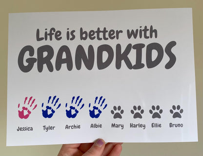 A4|A3 Grandkids Print
