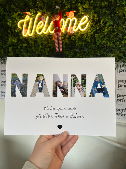 A4|A3 Word Photo Print