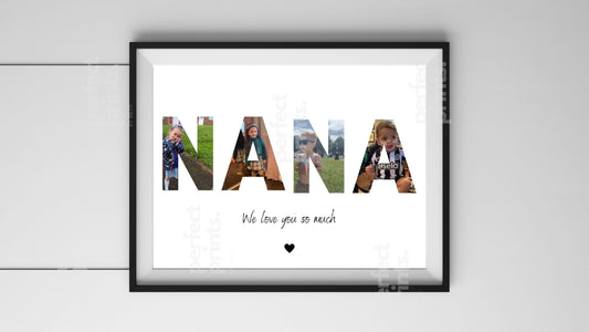 A4|A3 Word Photo Print