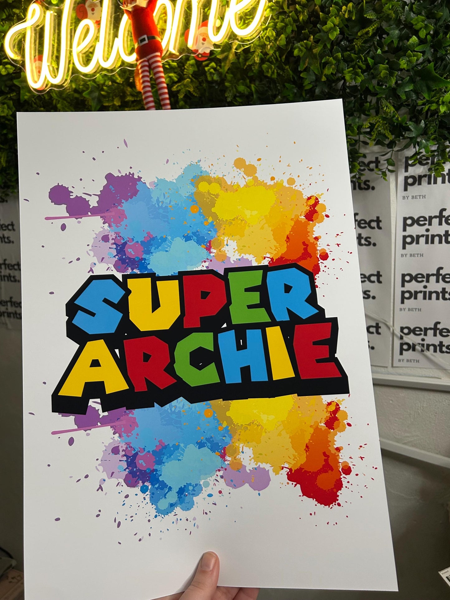 A4|A3 Super Mario Print