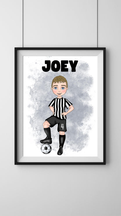 A4|A3 Newcastle Boy Print