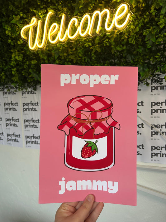 A4|A3 Proper Jammy Bright Print