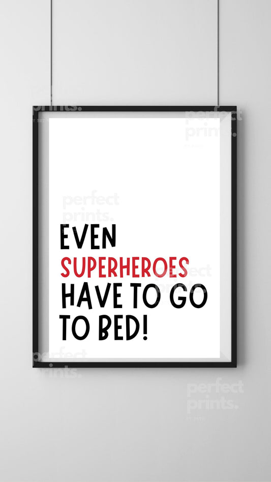 A4|A3 Superhero Print